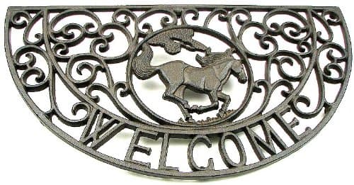 Cast Iron Horse Door Mat