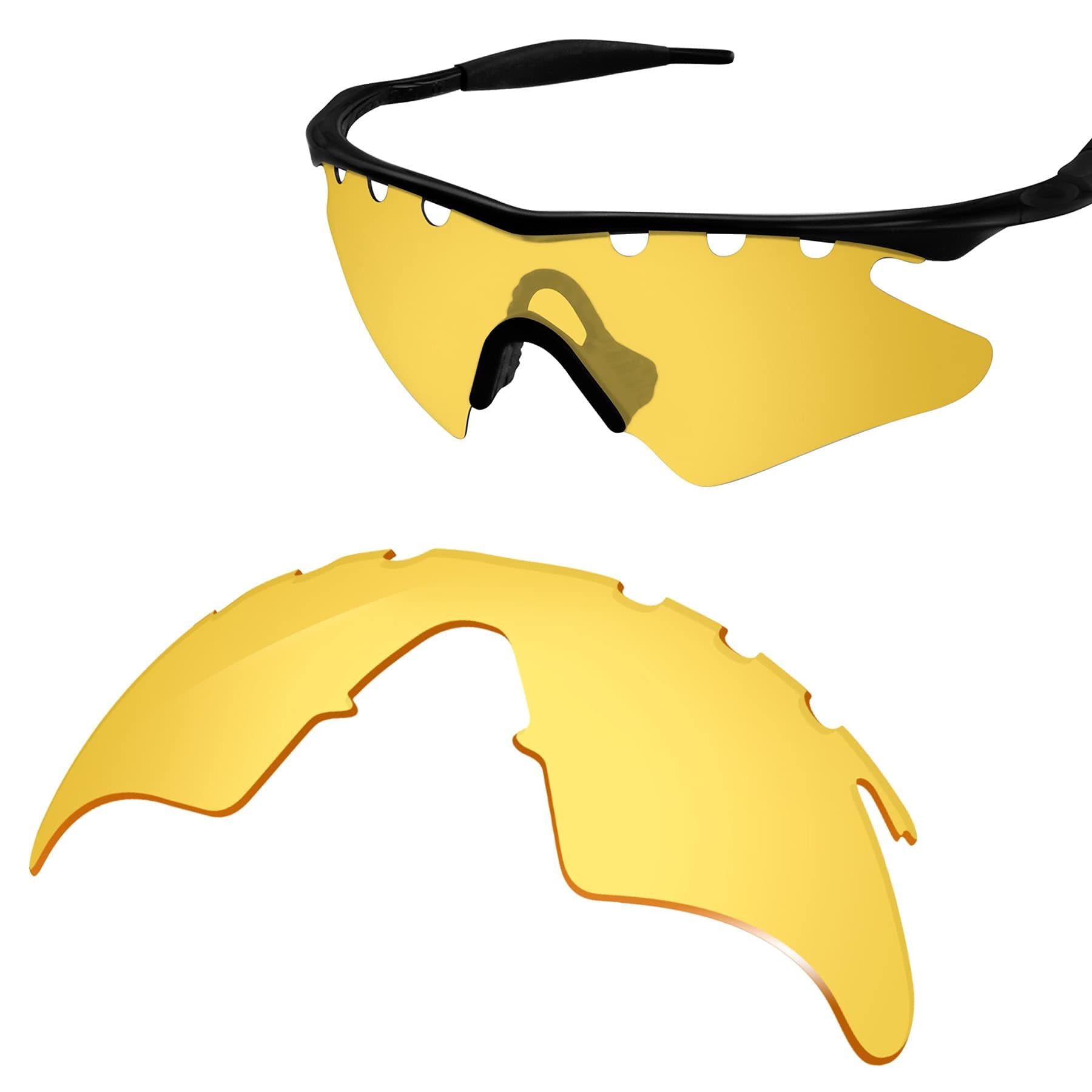 100% Precise-Fit Replacement Sunglass Lenses for Oakley M Frame Heater Vented