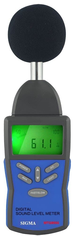 Sigma Instruments - 8055 Digital Sound Level Meter - with Analog Output, with Calibration Certificate