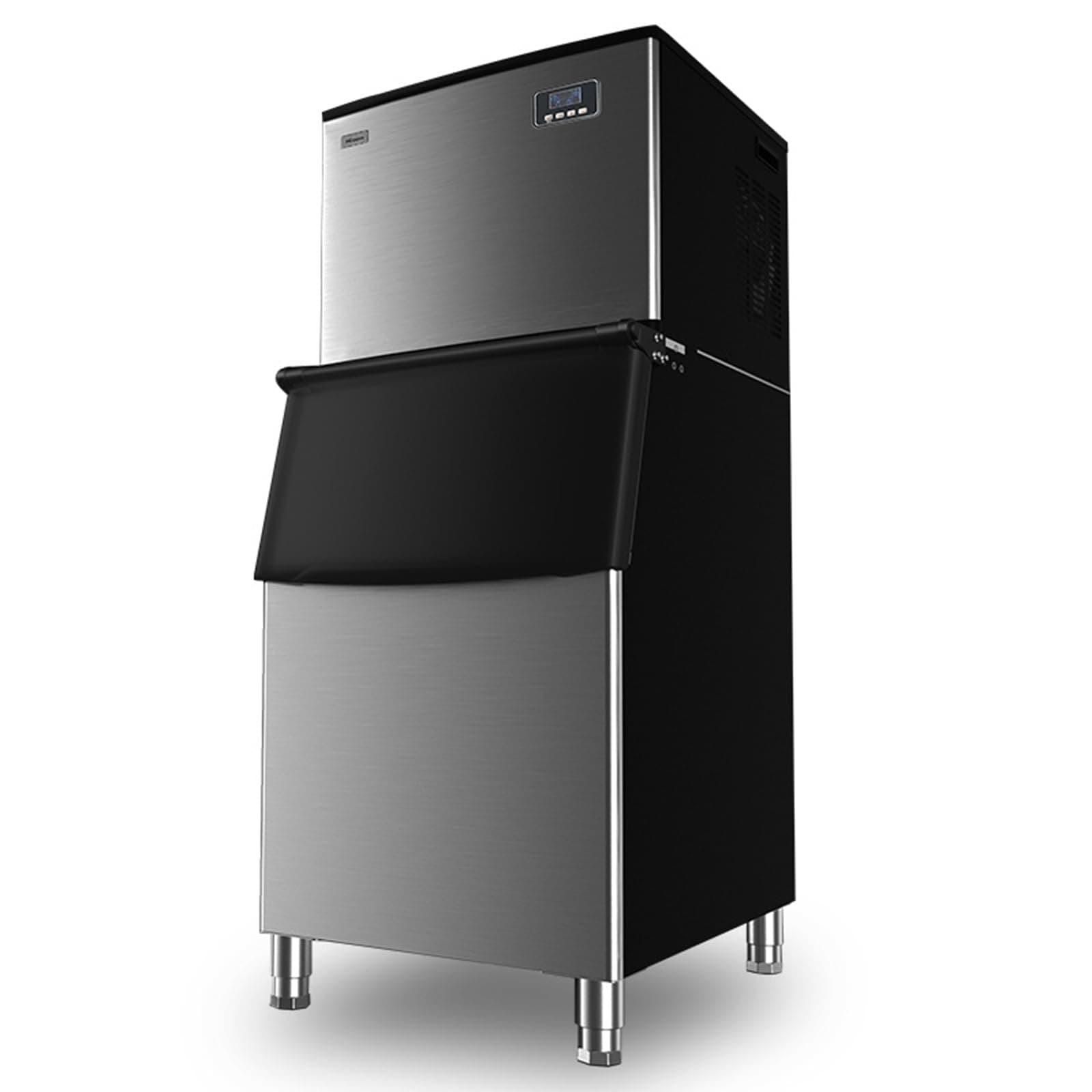 Commercial Ice Maker Machine,Large Ice Maker Machine,350 Ice Cubes Ready in 10 Mins,838lbs in 24Hrs,Auto-Cleaning,One-Click Design,Ice Maker Nugget for Party Bar Cafe Restaurant,etc.940W