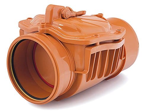 Horizontal PVC Plastic Sewage Drain Check Non-Return Valve Backwater Prevented 200mm