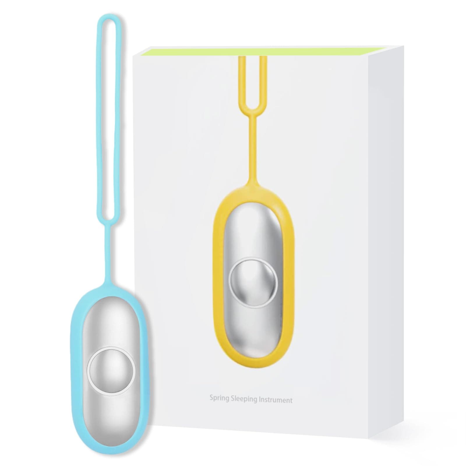 Compact Handheld Sleep Device - Relaxation Tool for Improved Sleep, Mood & Focus, Adjustable Massage Intensity, Portable & Easy to Carry（Blue）