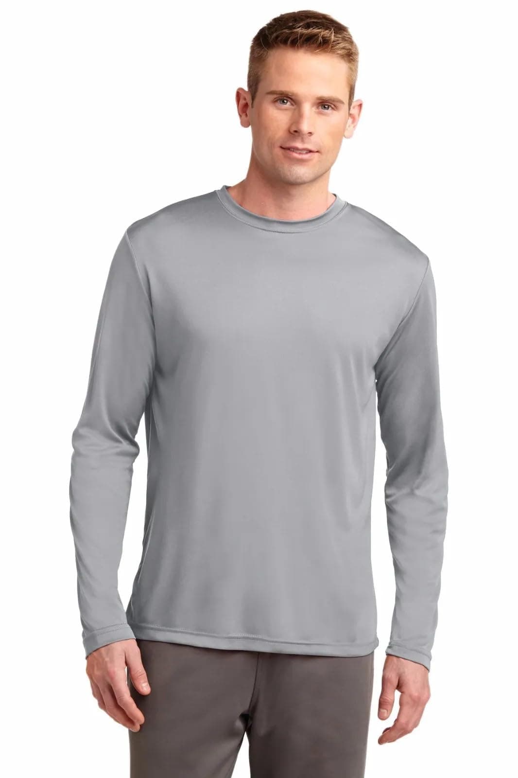 Clothe Co. Mens Long Sleeve Tee Shirts Moisture Wicking Dry Fit T-Shirts (Available in Big & Tall)