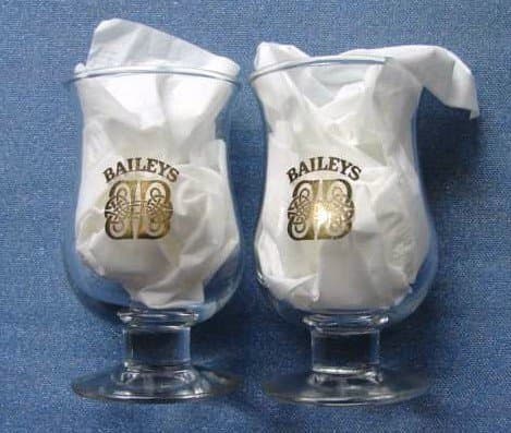 Shot Cordial Glasses Stem Footed Pair