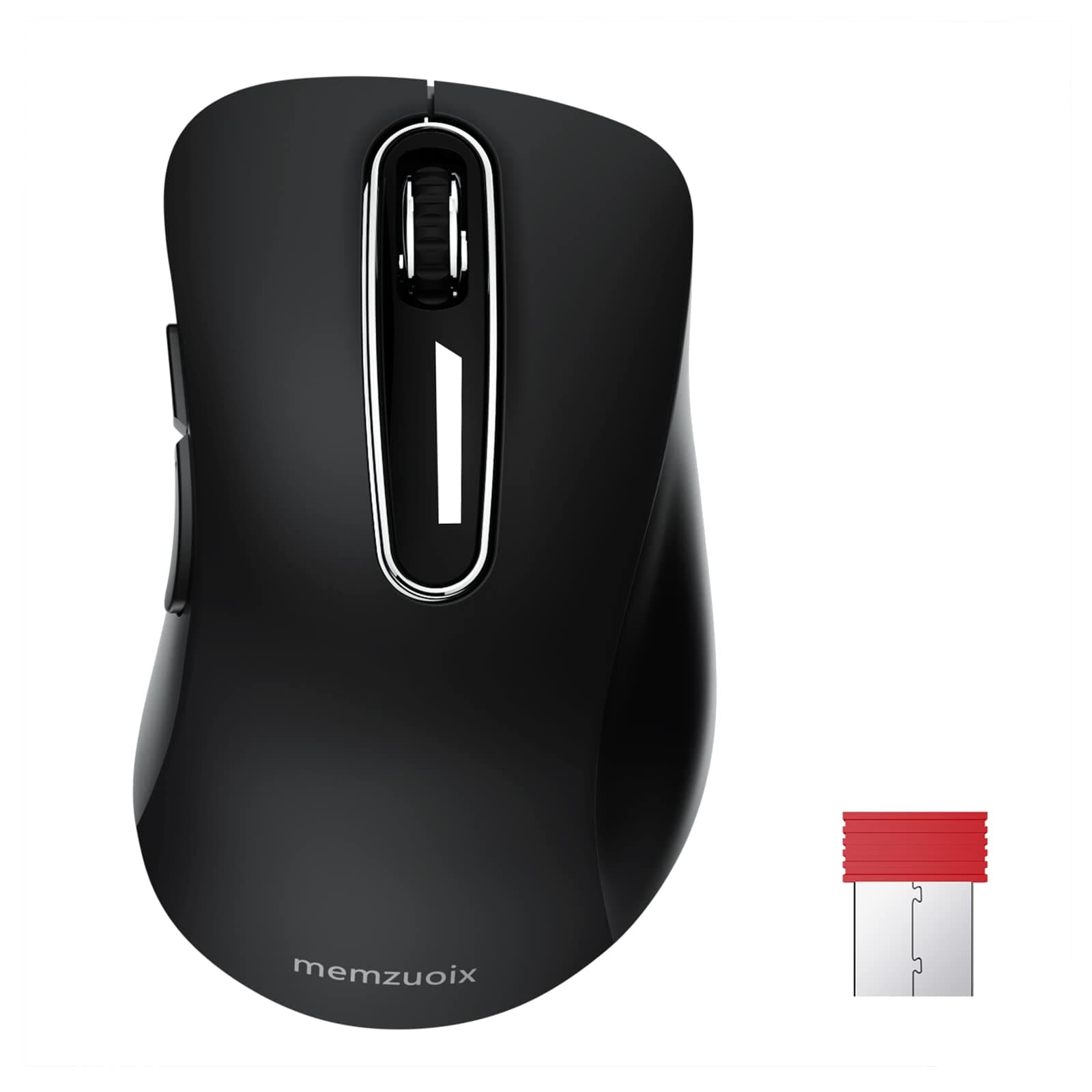 memzuoix 2.4G Black Wireless Mouse