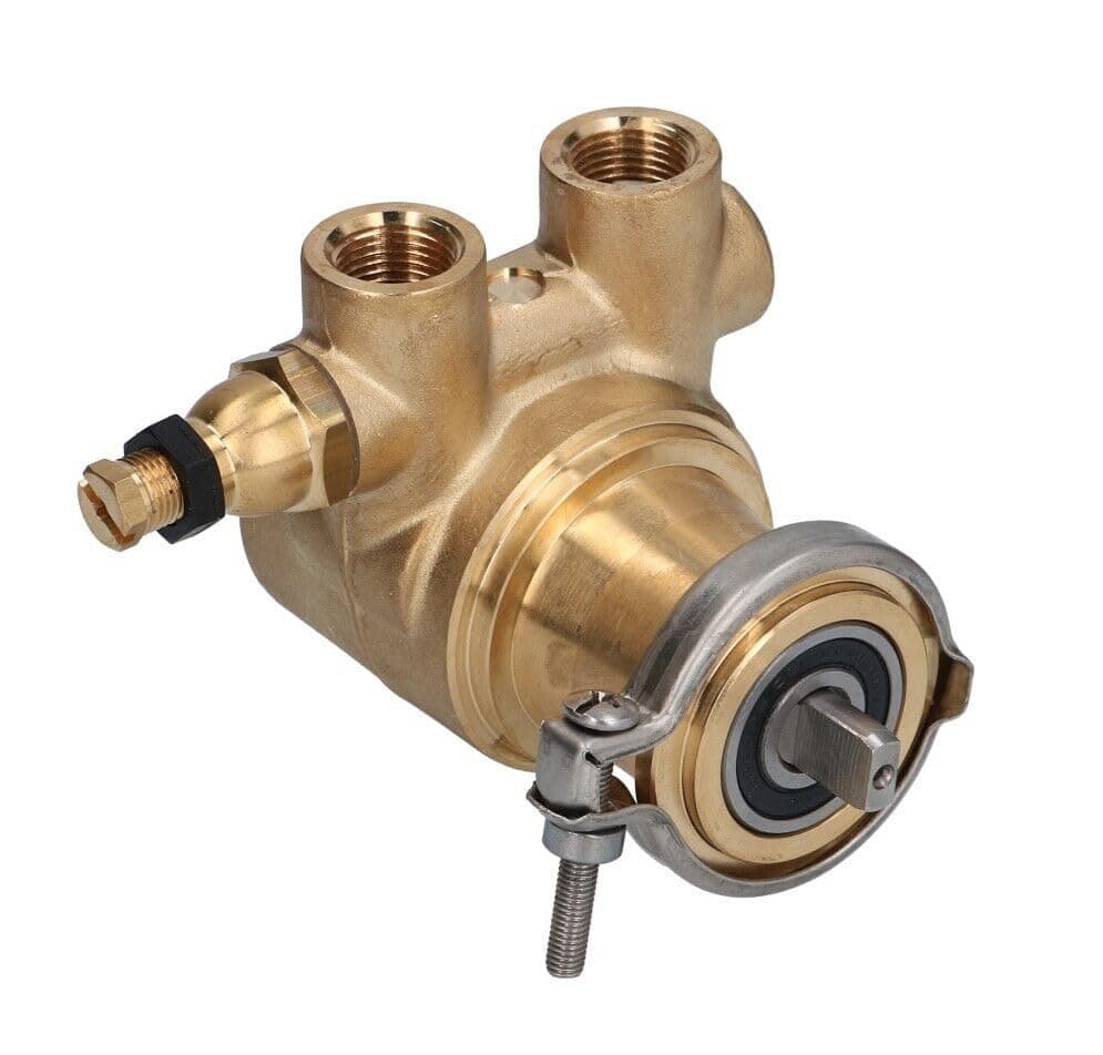 ‎FLUID-O-TECH 3/8" ROTOFLOW COFFEE MACHINE WATER PUMP HEAD PA204 ROTARY VANE 200 LPH Clamp Connection, for Commercial Espresso Machines