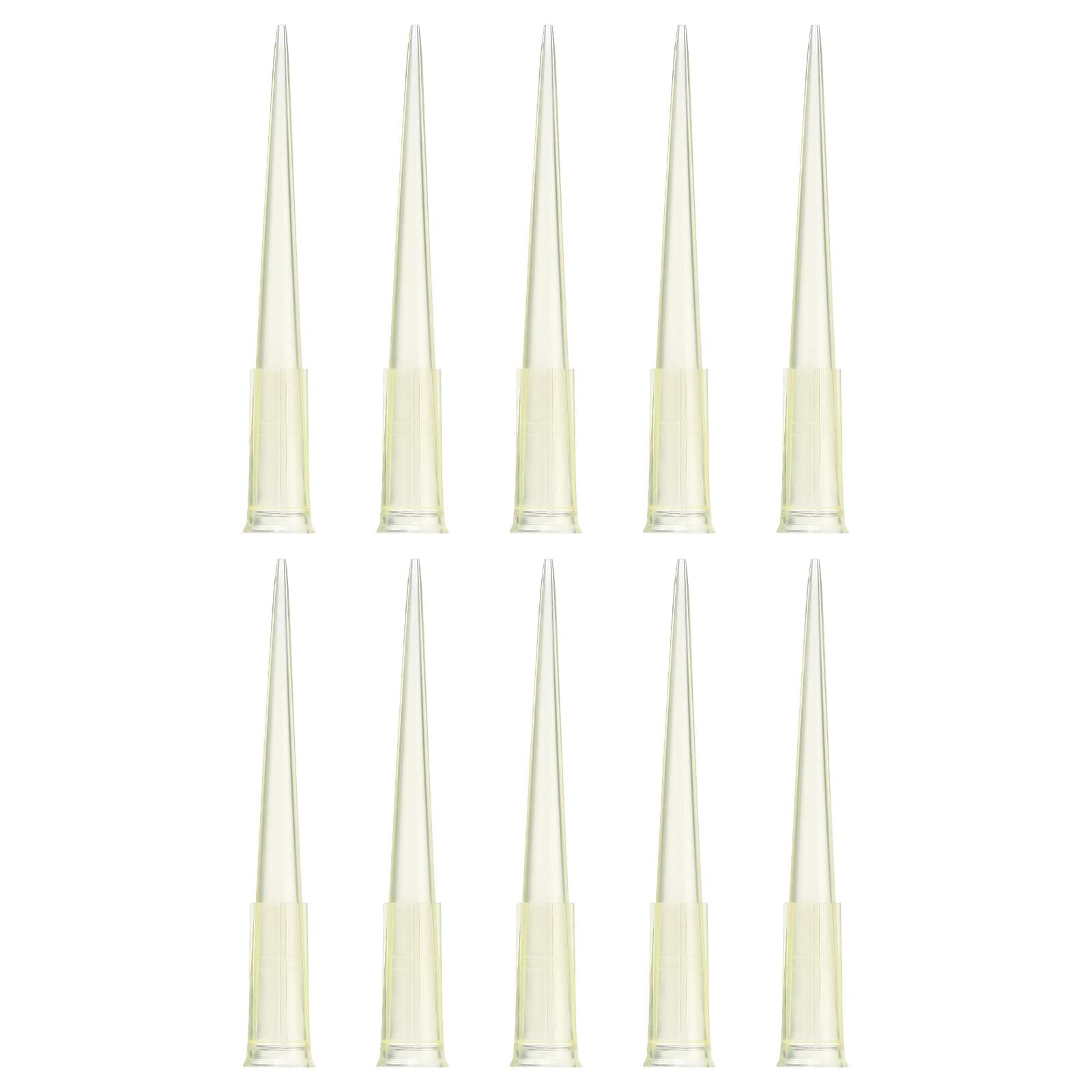 200ul Pipette Tips, 2000 Pcs Plastic Autoclavable Universal Liquid Transfer Pipette Pipettor Tips for Laboratory, Yellow