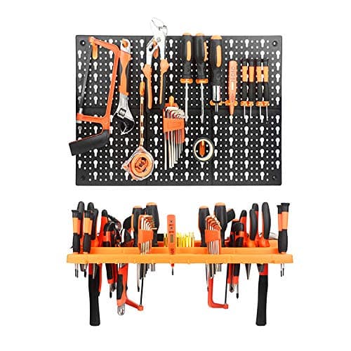 Tools Organiser & Wall Mounted Storage Board Set for Garage DIY Holder Rack
