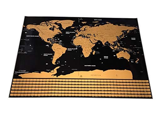 Drop Shipping Scratch Off Map Travel Map Personalized Deluxe Flag Deluxe World map Vintage Poster bar Cafe Painting 42x30cm