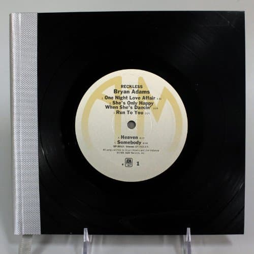 Bryan Adams – Reckless - Blank Writing Journal / Notebook / Sketchbook