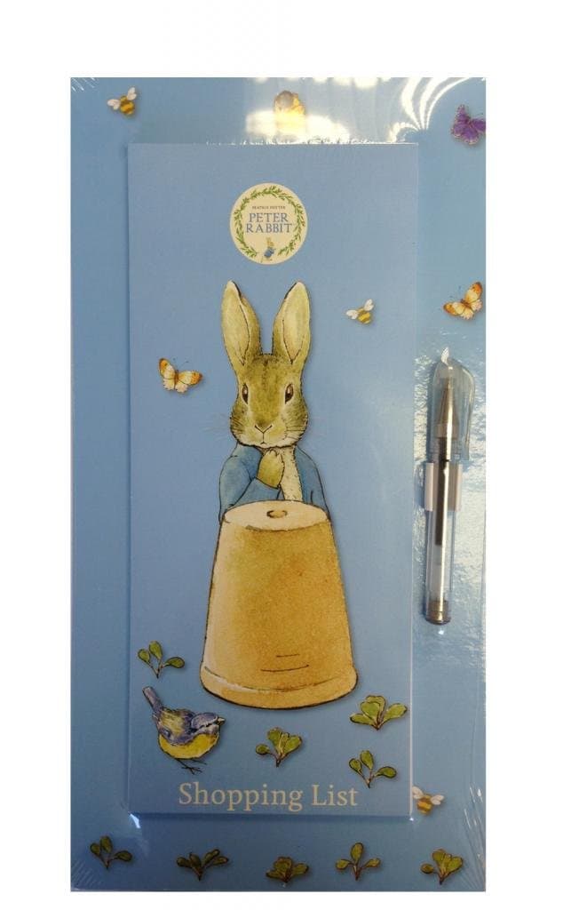 MAGNETIC SHOPPING PLANNER - PETER RABBIT BLUE