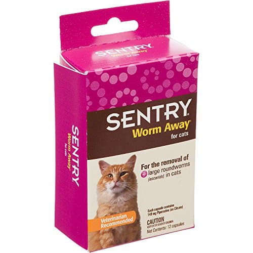 Sentry Worm Away for Cats - 12 Capsules