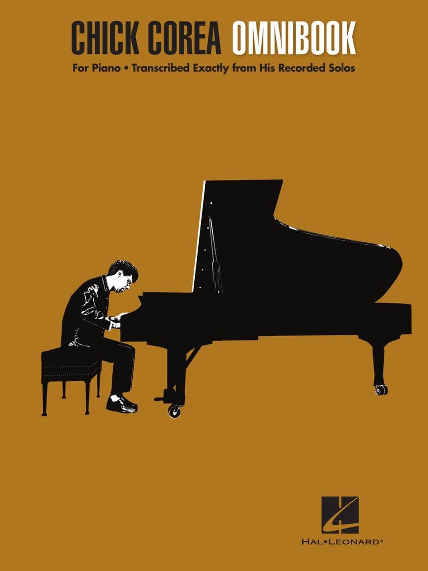 Chick Corea Omnibook for Piano | 26 Note-for-Note Transcriptions of Recorded Solos | Jazz Improvisation Study Book | Sheet Music Collection for Pianists and Educators