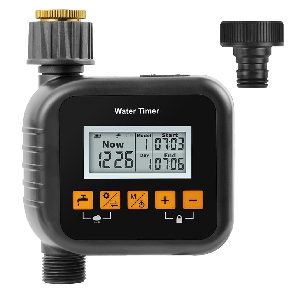 ORTIZA® Smart Water Hose Timer - Automatic Drip Irrigation System - Outdoor Garden Watering System Lcd Digital Watering Timer Plant Devices Universal Sprinkler Timer/Irrigation