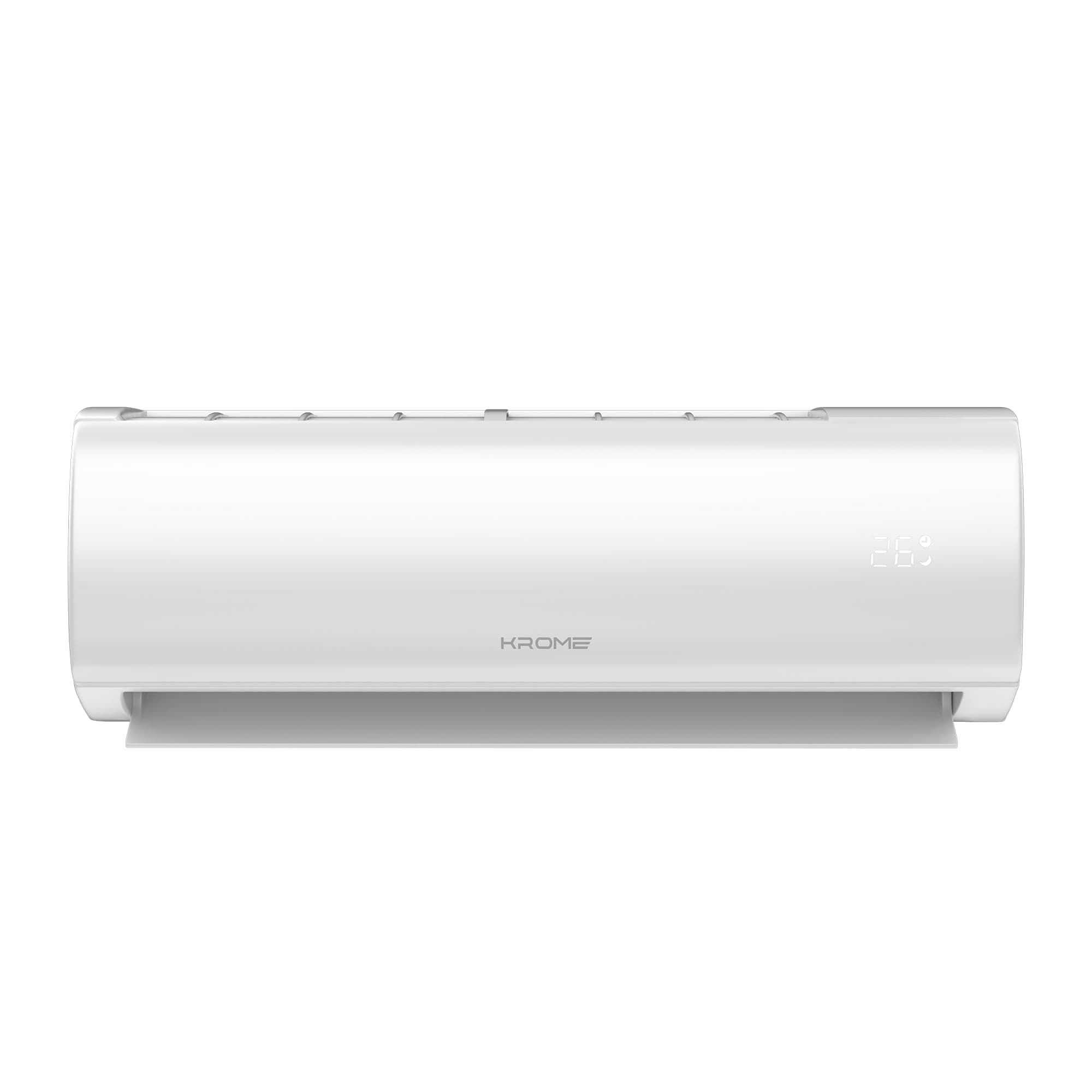 KROME 1.5 Ton AC, Split Air Conditioner with Advanced Rotary Compressor Technology, 18000 BTU, Low Noise, Environment Friendly R-410a, 5 Year Compressor Warranty -White KR-AR18TT3