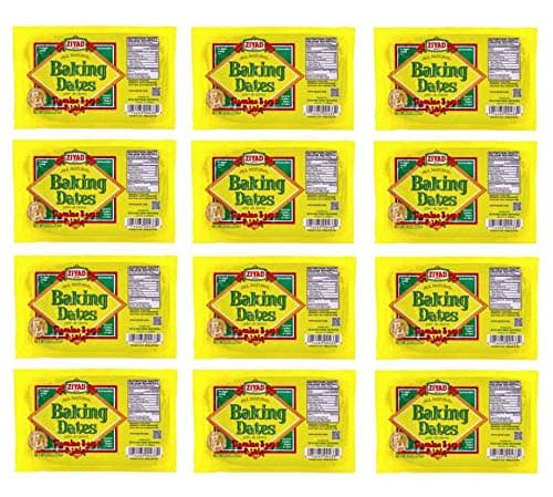 Soft Pitted Natural Baking Date Paste 12 Pack 13oz/375g each عجوة مطحونة جاهزة