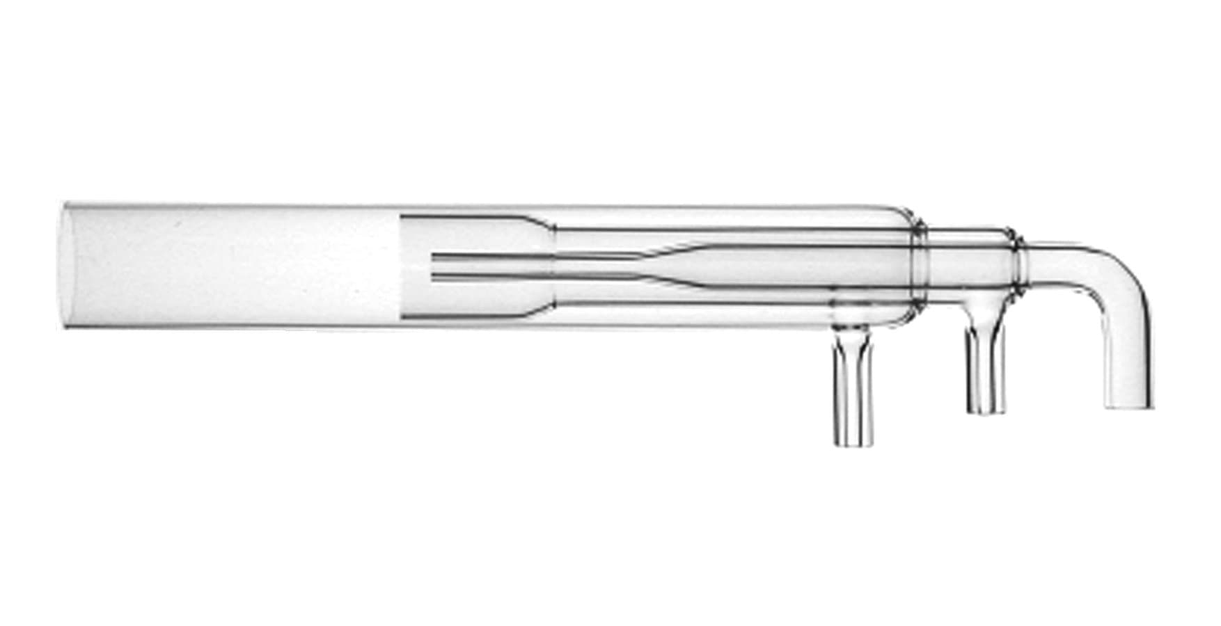 PG800-12 Axial Low Flow Torch, 90 Degree Bend, Replacement Part for Varian 700-ES, Liberty and Vista ICP-OES instrument