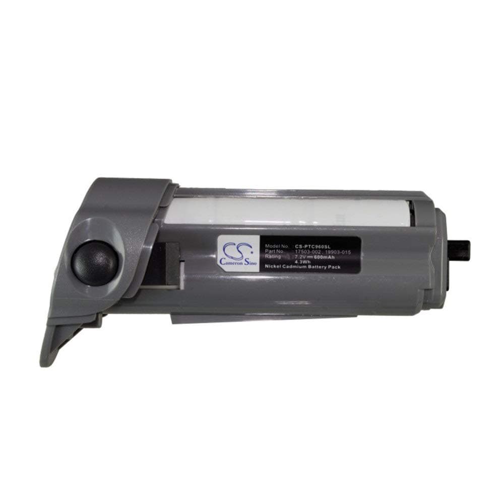 Sunsamy 600mAh/4.32Wh 7.2V Ni-CD Bar Code Scanner Battery Compatible for Telxon Fits Model PTC-960SL/PTC-960SL III (Color : Gray, Size : 124.08 x 56.67 x 40.41 mm)