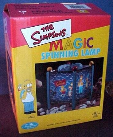 Simpsons Family Magic Spinning Lamp