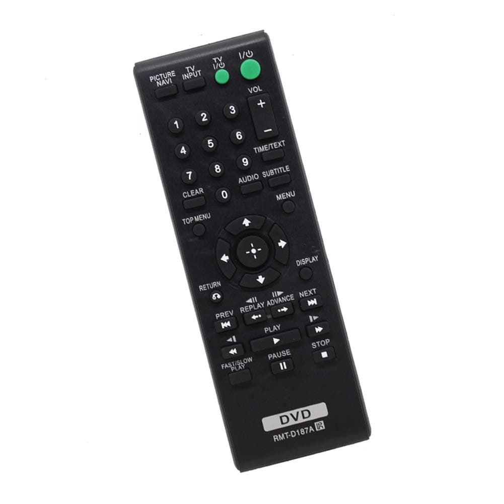 New RMT-D187A 148700511 Universal Replacement Remote Control Compatible for for Sony DVP-SR200P DVP-SR400P CD DVD Player
