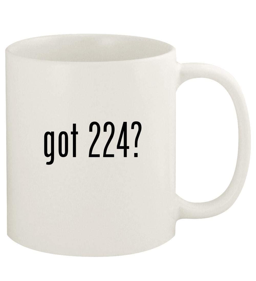 got 224? - 11oz Ceramic White Coffee Mug Cup, White