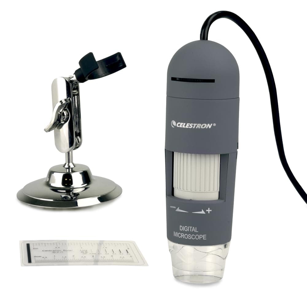 Deluxe Capture Your Discoveries 44302-C Digital Handheld Microscope, Grey