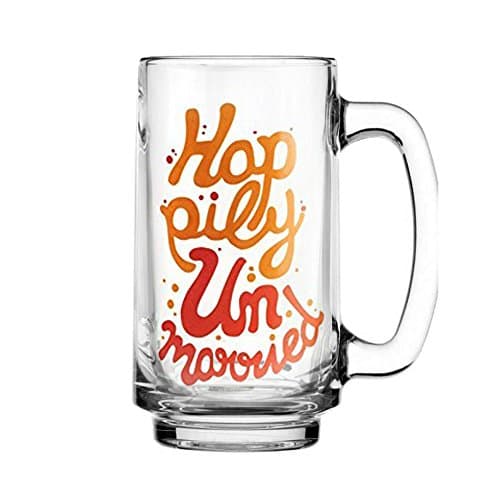 Mojolo Happily Unmarried Beer Mug (500 ml)
