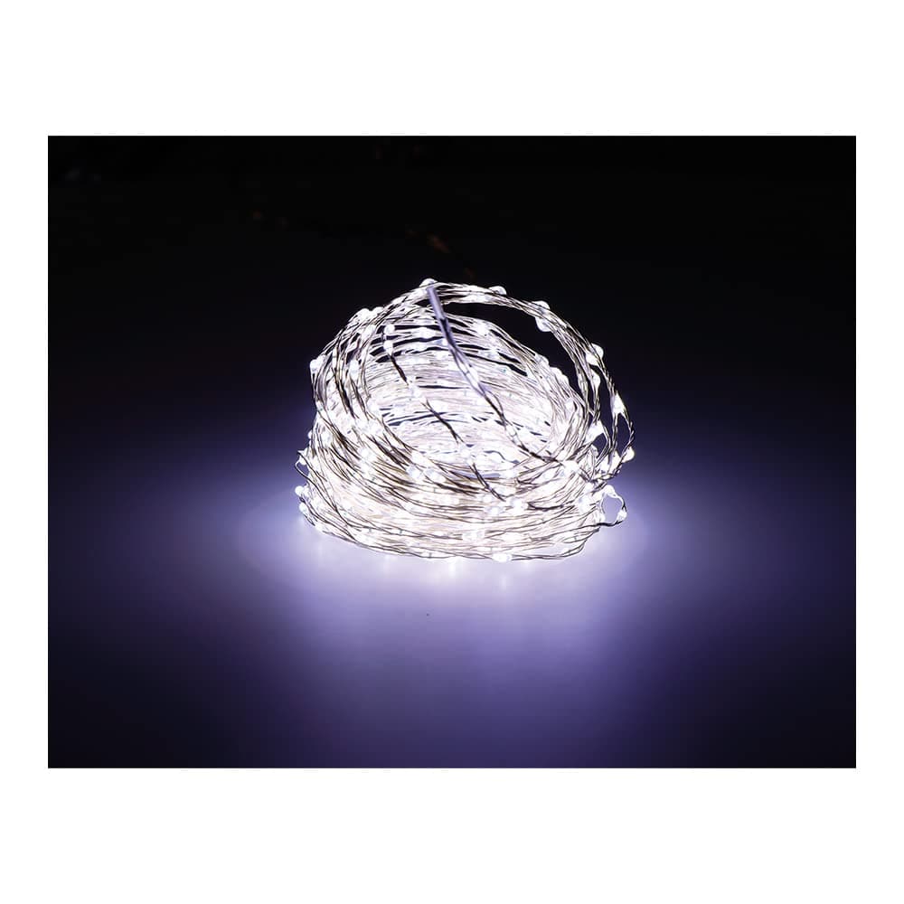 Zarivy Extra Dense Micro LED String, Cool and Flickering Light, Ideal for Decorations. with 14 Meters and 567 LEDs on Silver Wire, it Brings a Magical Touch to Any Space.