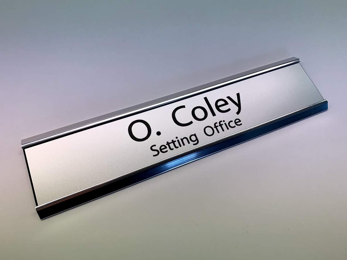 Executive Aluminium Framed Door Signs