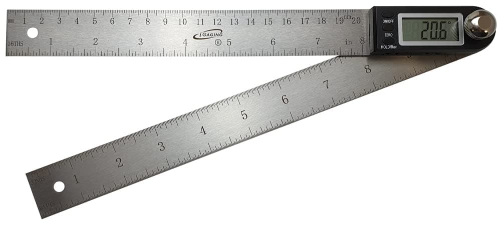 35-408 Digital Protractor with 10" Rule, 11"