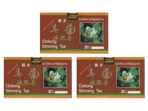 Oolong (Wu Long) Extra Strength Diet Tea , Value 3 PAK (3x20 Tea Bags)