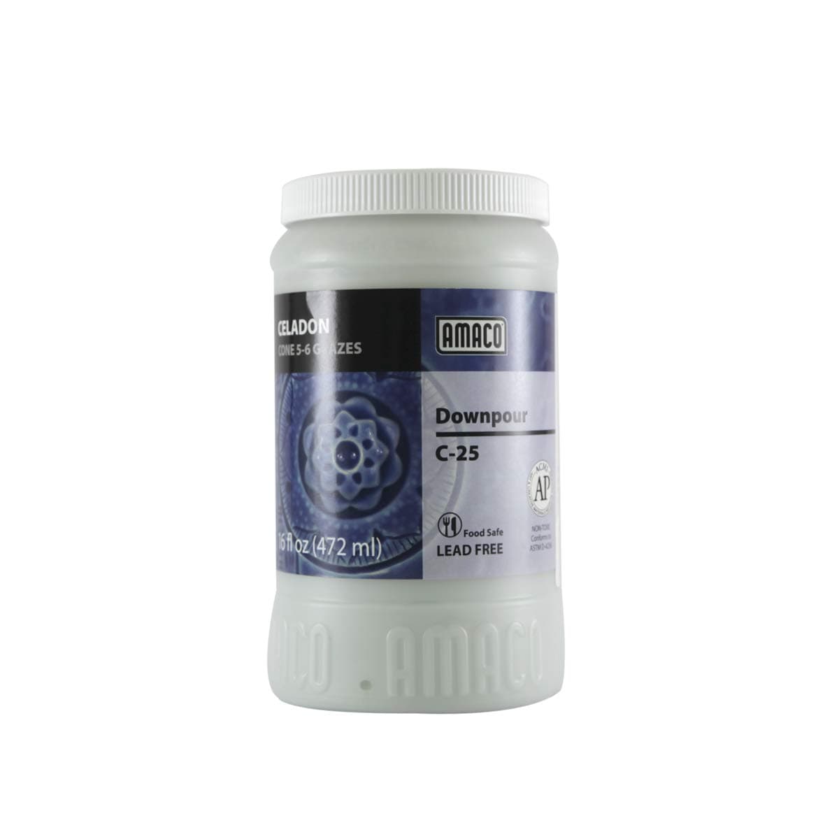 Celadon Cone 5-6 Glaze Downpour C-25