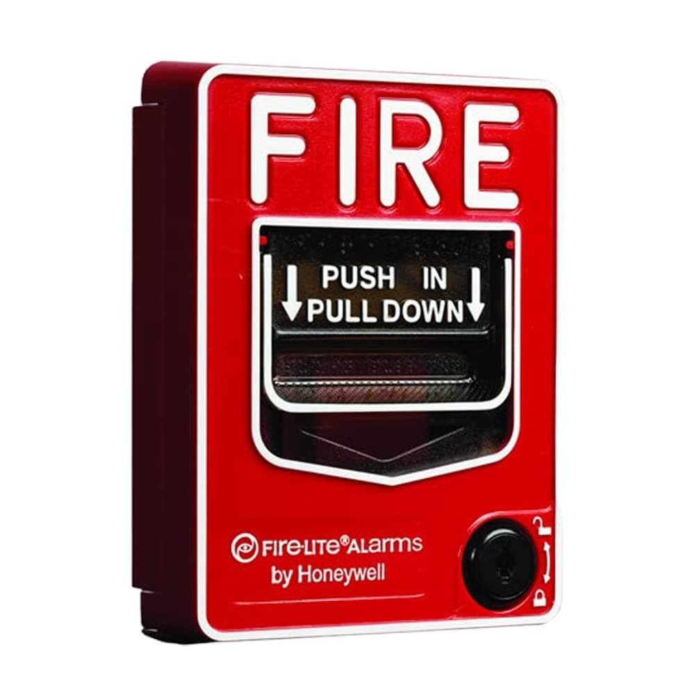 Fire-Lite BG-12LX - Addressable Dual-Action Manual Pull Station