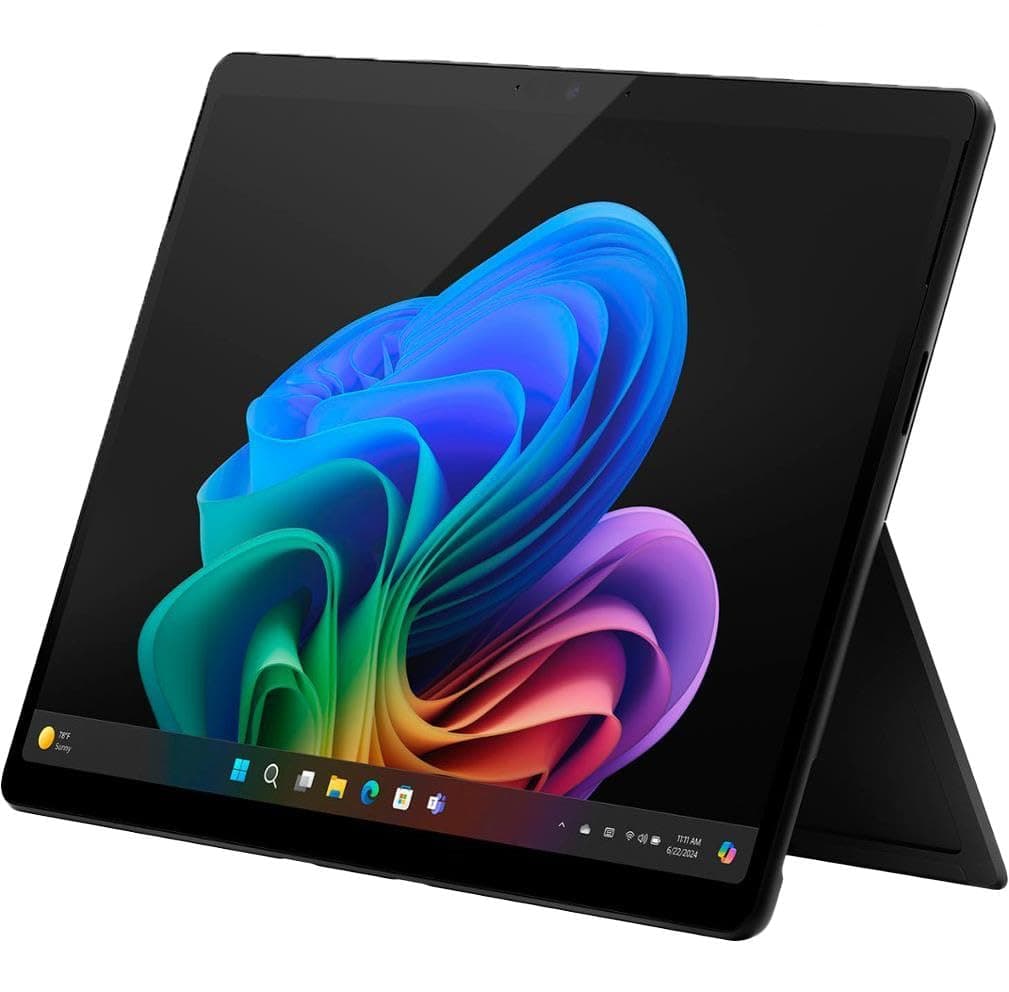 Surface Pro 2-in-1 Laptop/Tablet (2024), 13" OLED Touchscreen Display, 16GB RAM, 512GB Storage | Windows 11 Copilot+ PC, Snapdragon X Elite (12 Core), Black