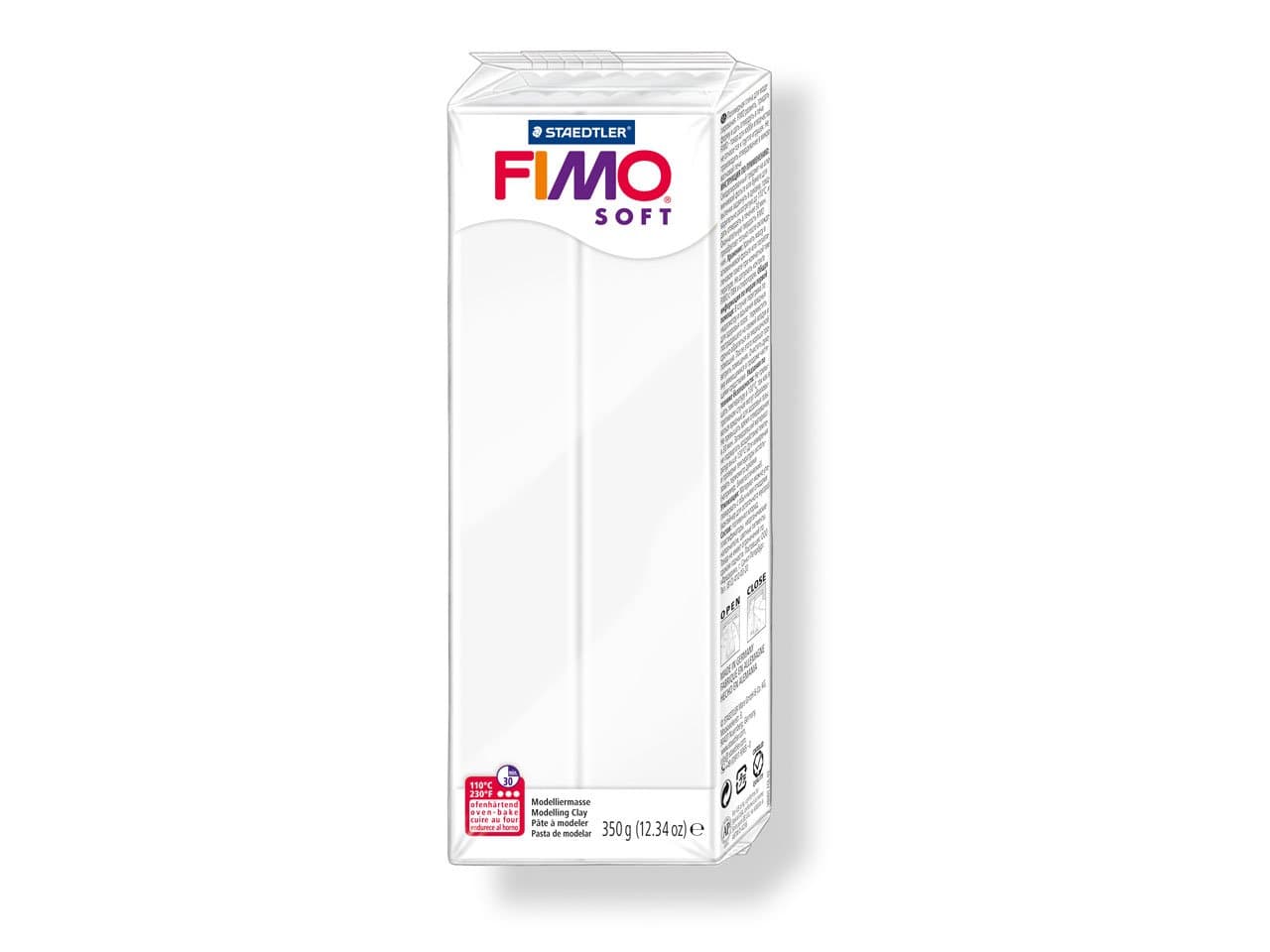 Staedtler 12.34 oz White Fimo Soft Polymer Clay, Multicolor
