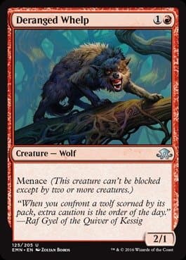Magic The Gathering - Deranged Whelp (125/205) - Eldritch Moon