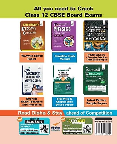 Chapter-wise NCERT + Exemplar + PAST 13 Years Solutions for CBSE Class 12 Biology 7th Edition