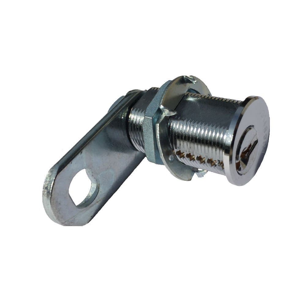 OJMAR 577 Solid Brass Cam Lock 6 Stainless Steel Pin - Up to 26.5 mm Thickness - Chrome Finish for Wet Area