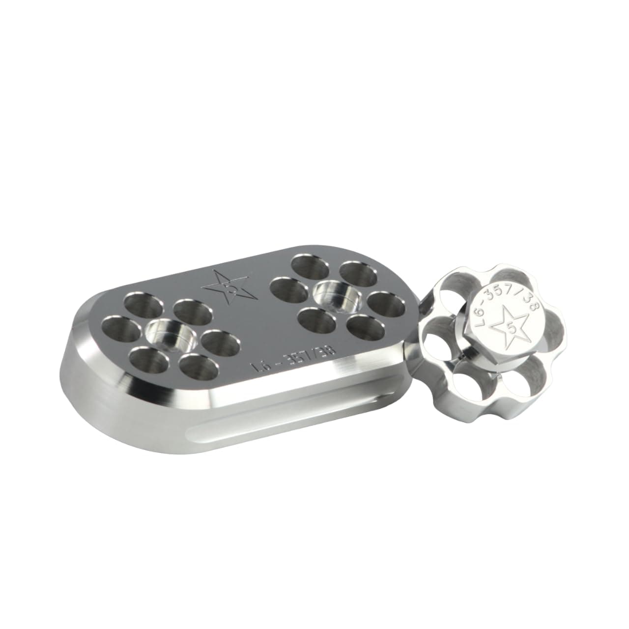 5 Star L6-357/38 Bedside Block Kit (6 Shot) fits Smith & Wesson 586, 686, 581, & 68,Ruger GP100, and Colt Python, Henry Big Boy Revolver