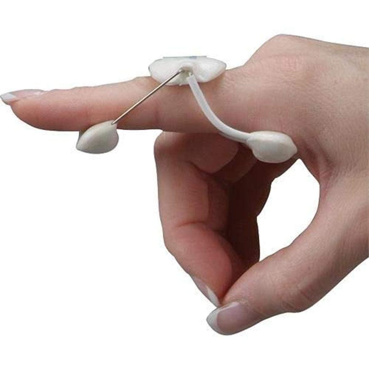 LMB Spring Finger Extension Splint. Size: AA, Length 2", Middle Pad Width: 7/8" - Model 704204 by Rolyn Prest