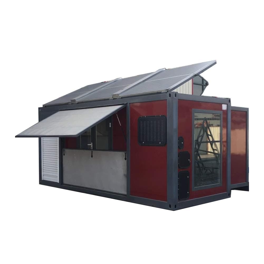 Weizhengheng expandable flat pack prefab module container house with solar energy