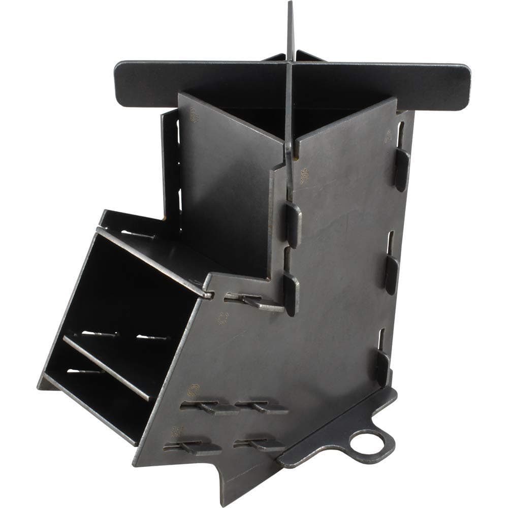 Camping Survivalist Prepper Flat Pack Mini Rocket Stove