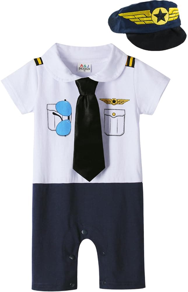 baby-boys Pilot Romper Pilot Romper