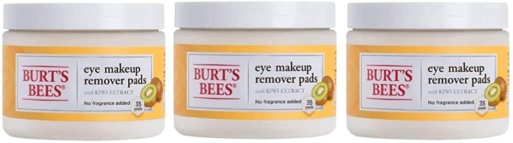 Burt's Bees Eye Makeup Remover Pads,35 Count (Pack of 3)
