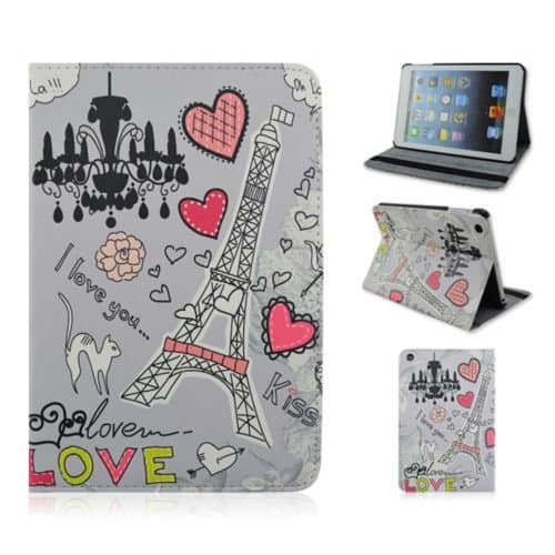 Universal 10" inch Tablet Case Cover with Adjustable Stand Fits - Asus Eee Pad 10.1", Asus Memo Pad 10.1", Asus VivoTab RT 10.1" etc. - Paris Eiffel Tower Design