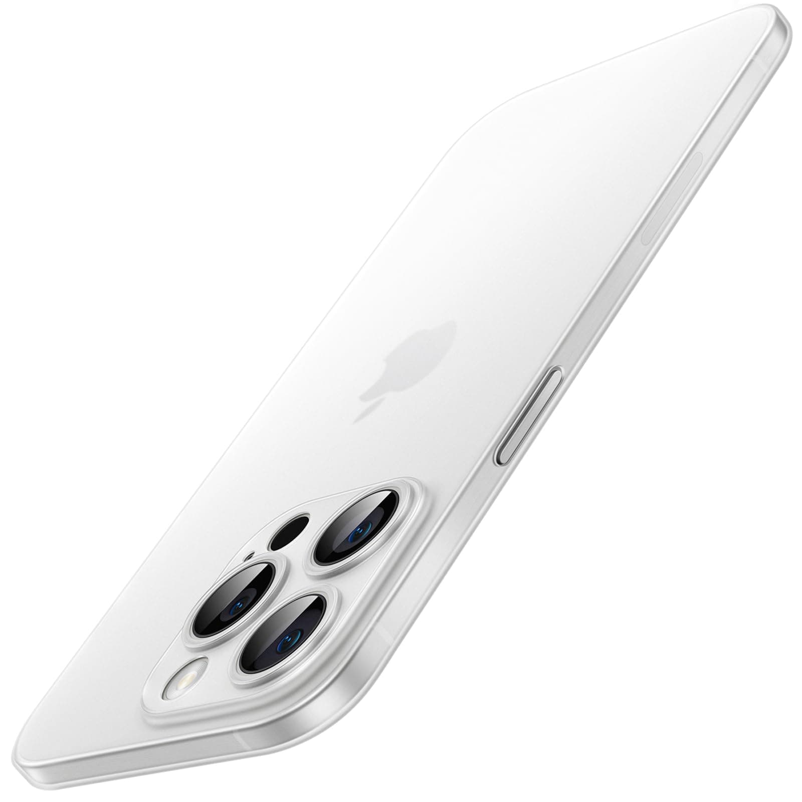 Ultra Slim Case for iPhone 14 Pro Max 6.7-Inch, Camera Lens Full Protection, Lightweight Matte Finish PP Hard Minimalist Cover, Support Wireless Charging (Frosted Clear)