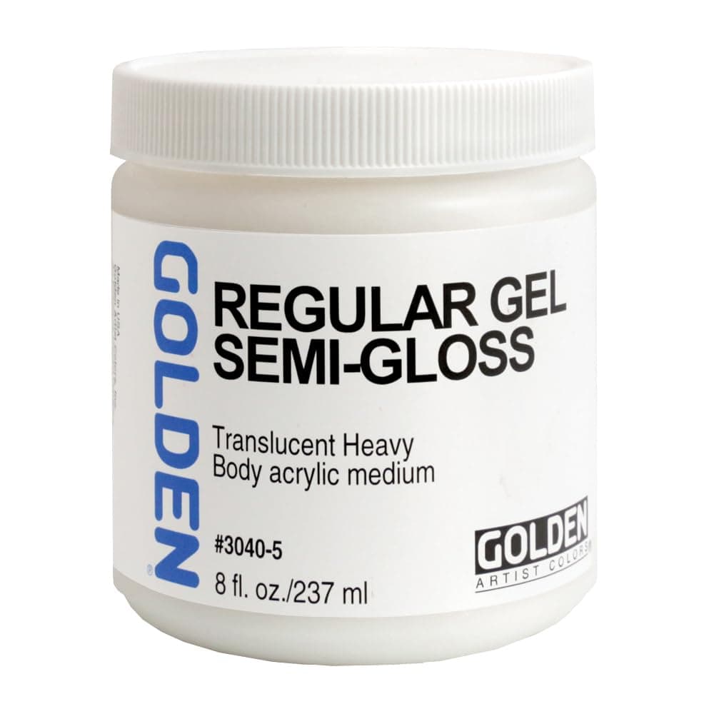 30405 Acrylic Medium Regular Gel Semi-Gloss, 8-Ounce