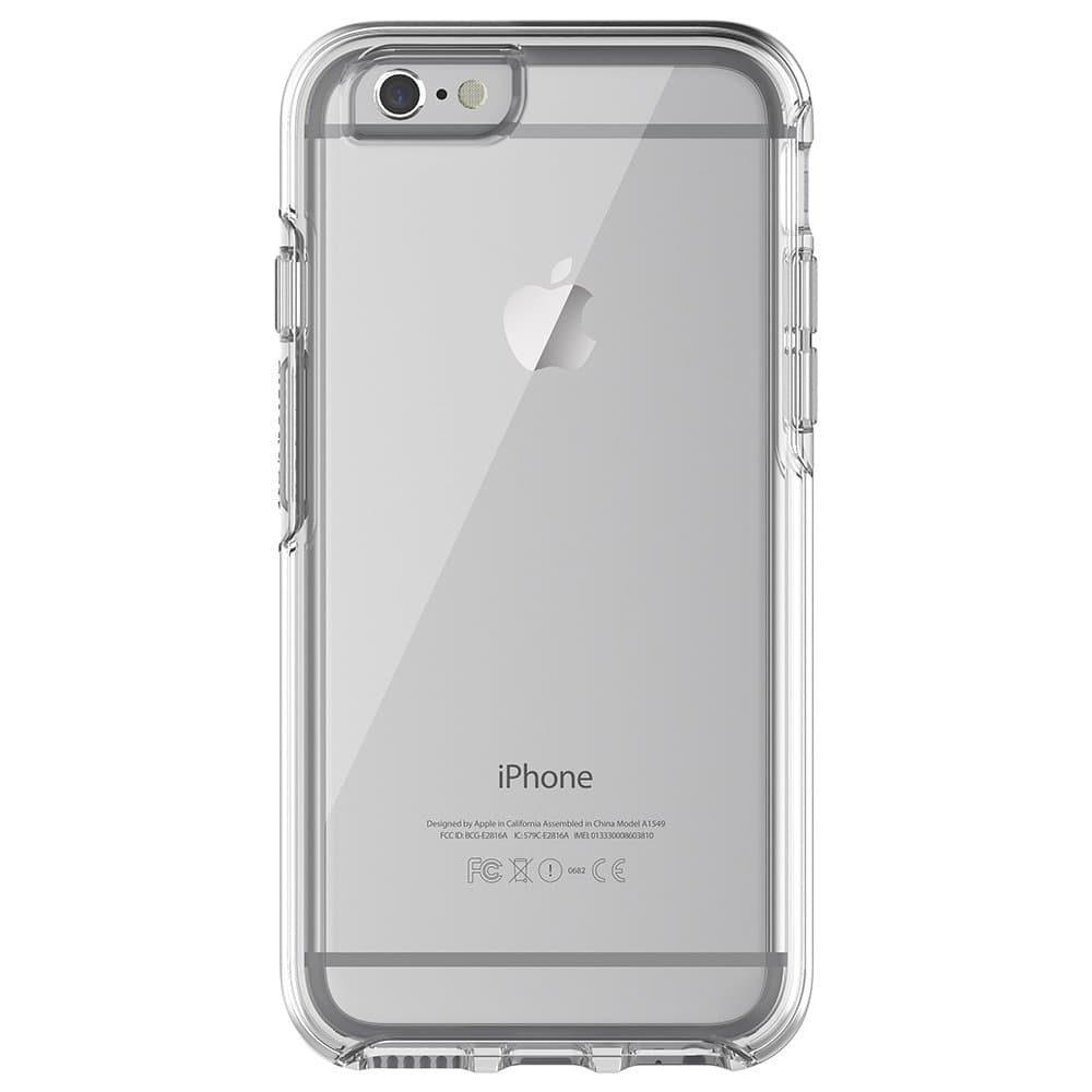 OtterBox for Apple iPhone 6/6s, Sleek Drop Proof Protective Clear Case, Symmetry Clear Series, Clear