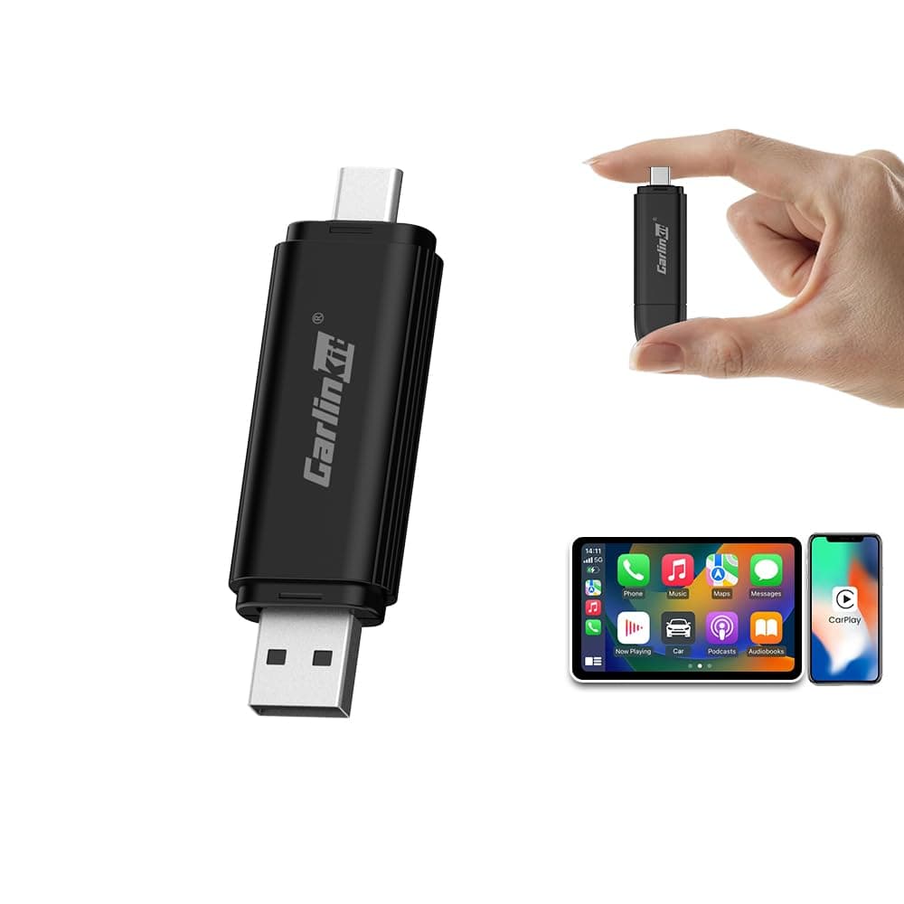 MINI SE Wireless CarPlay Adapter - Seamlessly Convert Wired to Wireless CarPlay | Affordable USB-A & USB-C Dual Ports | Compact, Stable, and Reliable Connection.