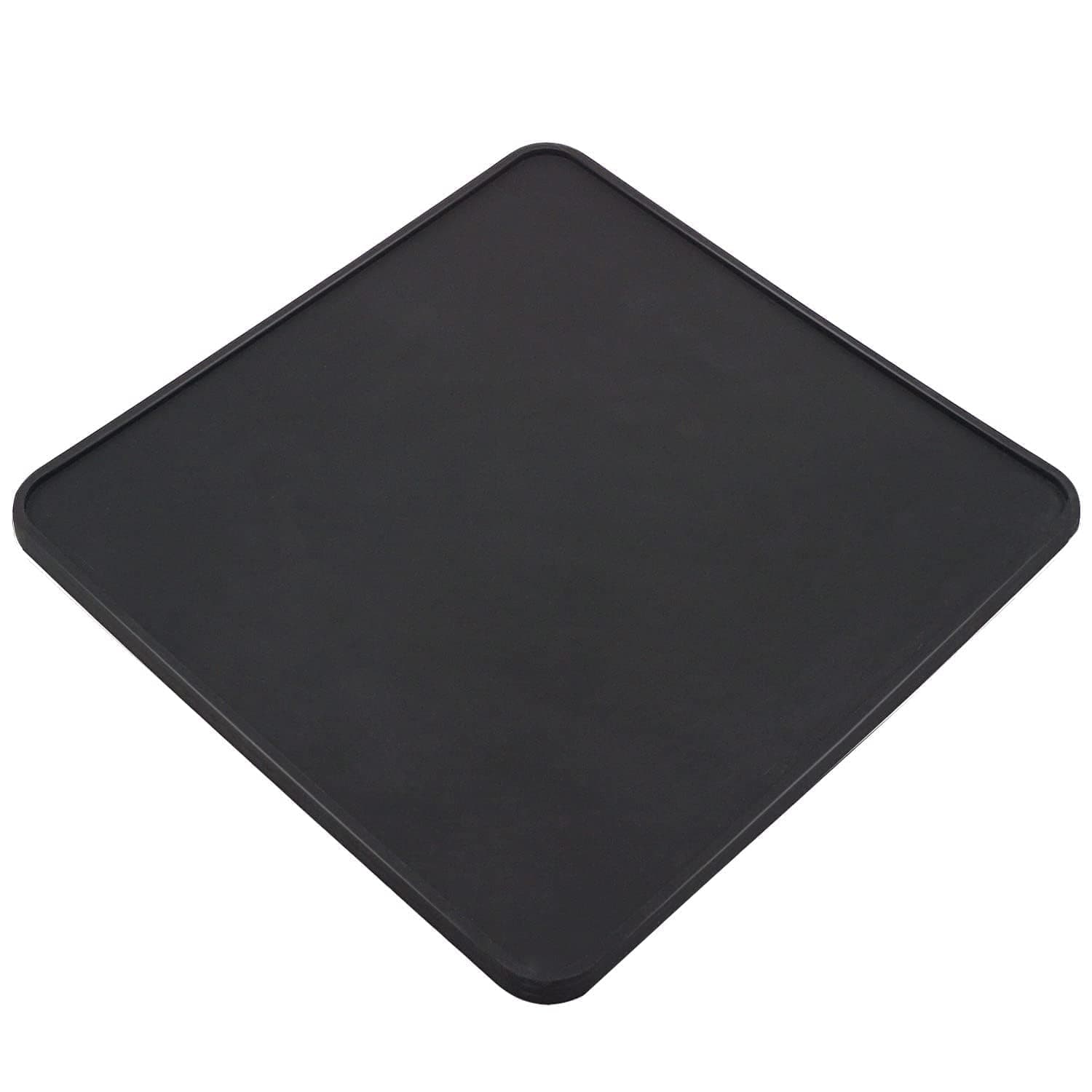 Coffee Tamper Mat for Portafilter - Silicone Tamping Pad -Espresso Machine Accessories (Black)